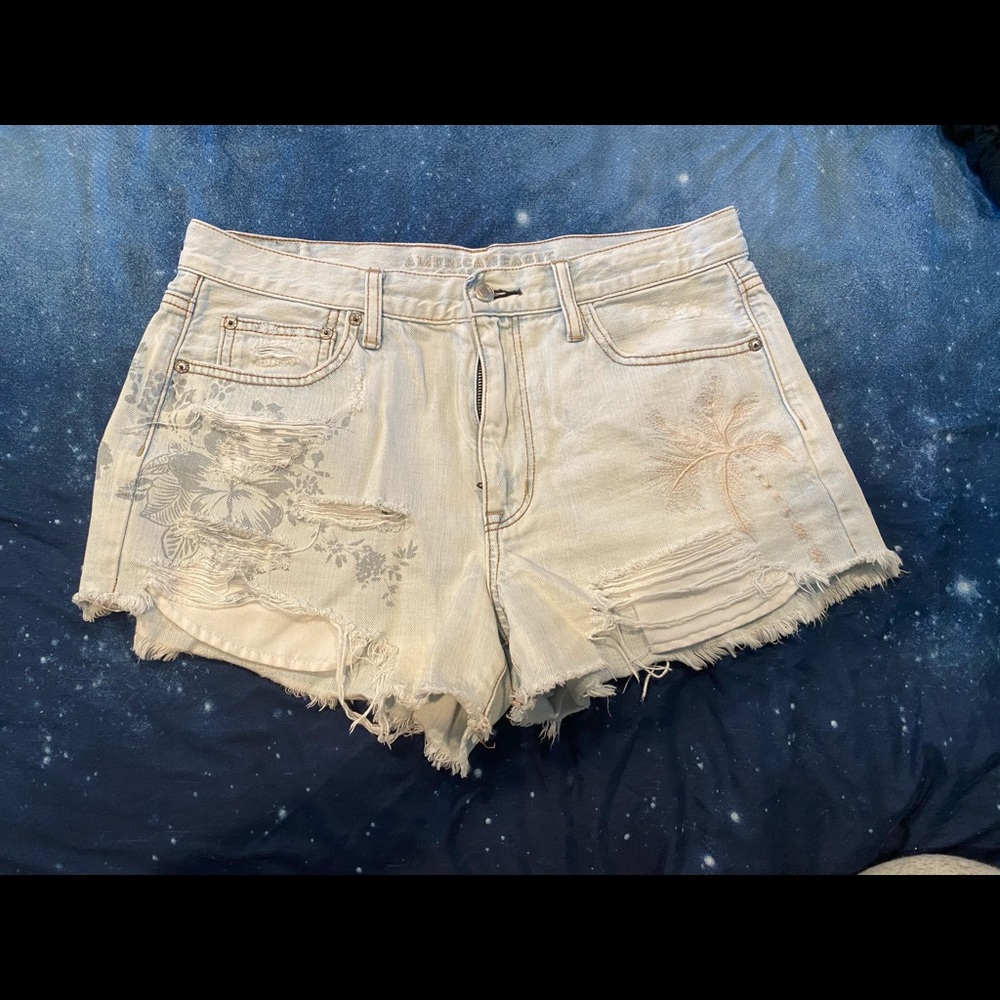 American Eagle•Vintage Hi-Riser jean short•Sz 12